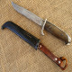 Finnish model 1919/22 NCO fighting knife. Puuko. Hackman made army issue.